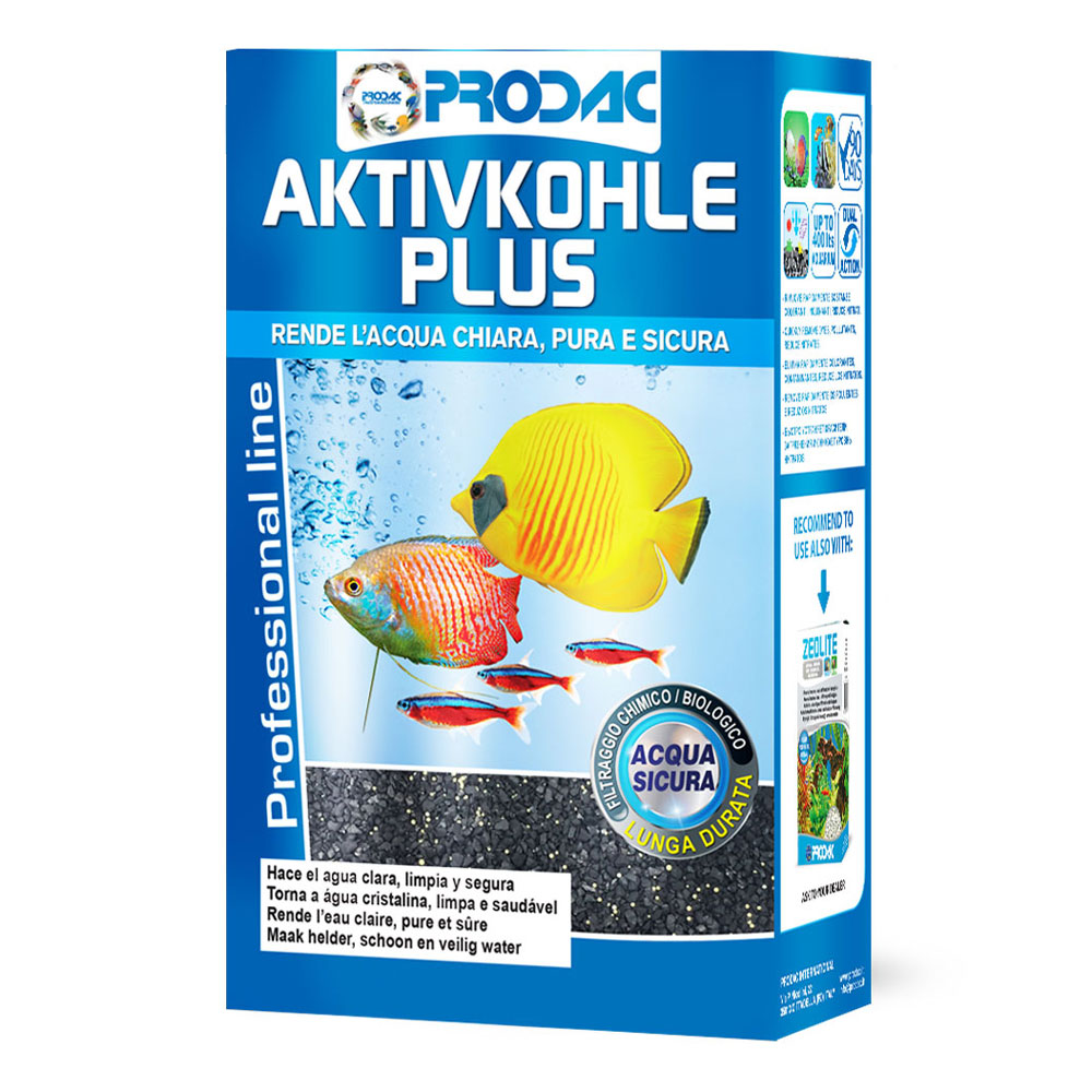 Prodac Aktivkohle Plus Carbone Antinitrati Antifosfati Dolce e Marino 400g