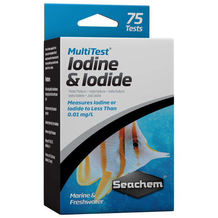 Seachem Multitest: Iodine &amp; Iodide 75 test