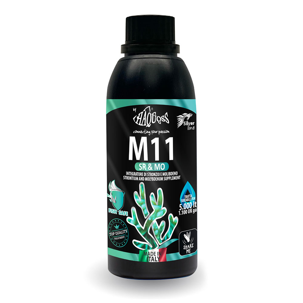 Haquoss M11 SR &amp; MO Integratore di Stronzio e Molibdeno 250ml per 5000l