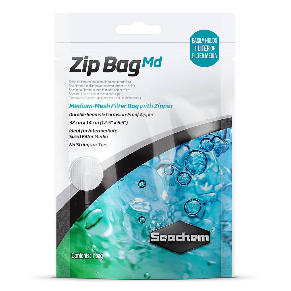 Seachem Zip Bag Md Calza media per materiali filtranti 32x14cm