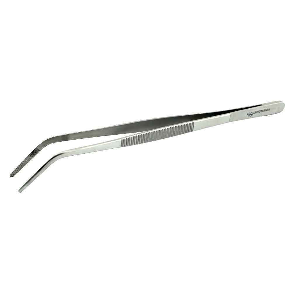 Acquariomania Pinza Acciaio Inox  Punta curva 25cm
