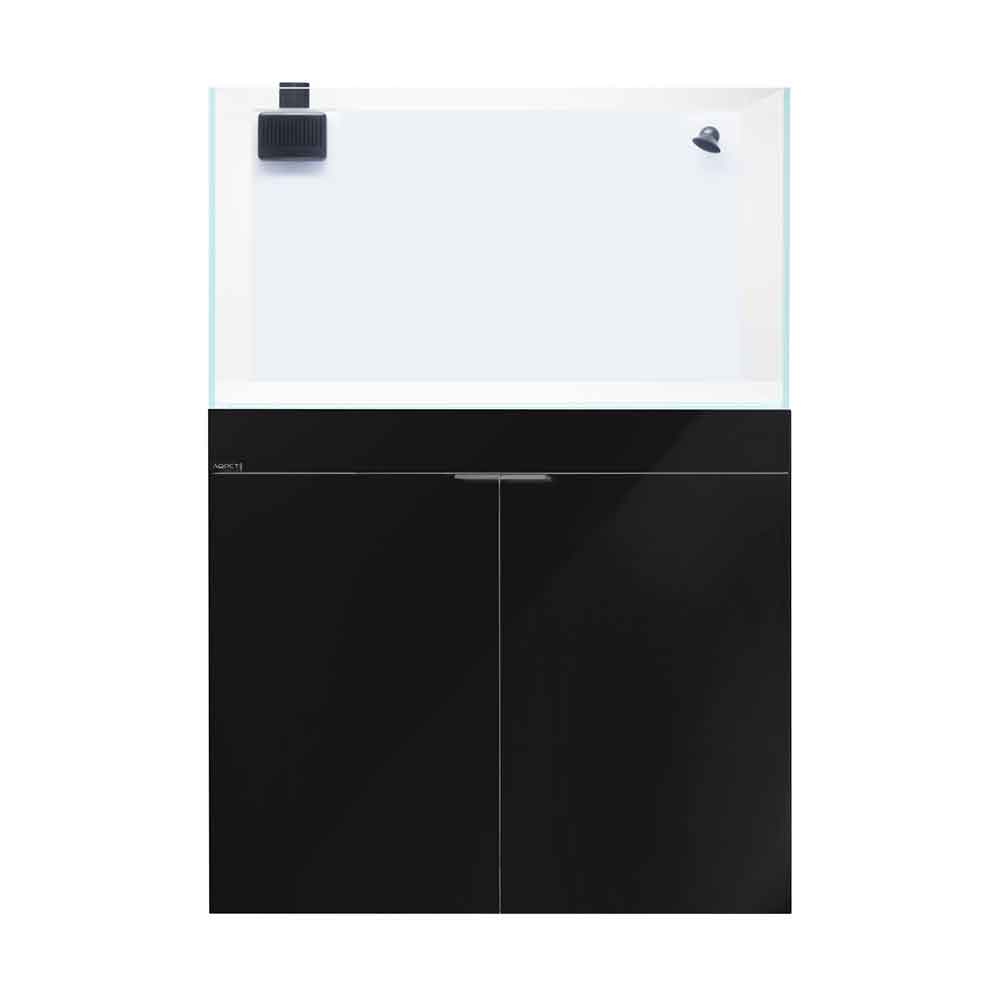 Aqpet Aqua 90 Complete Acquario Marino con supporto Nero