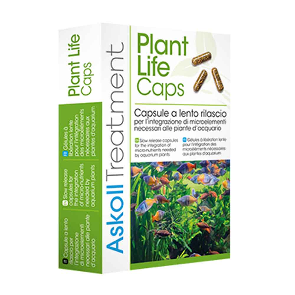 Askoll Plant Life Caps Capsule fertilizzanti substrato a lento rilascio 10pz