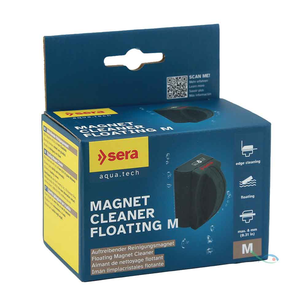 Sera Magnet Cleaner Floating Calamita galleggiante M per vetri fino a 8mm