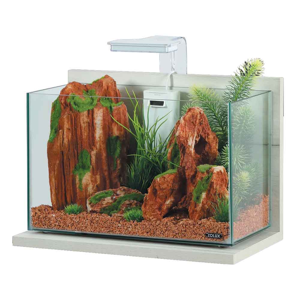 Zolux Acquario Idro 20 Ceruse Bianco 40x40x25cm 20 litri