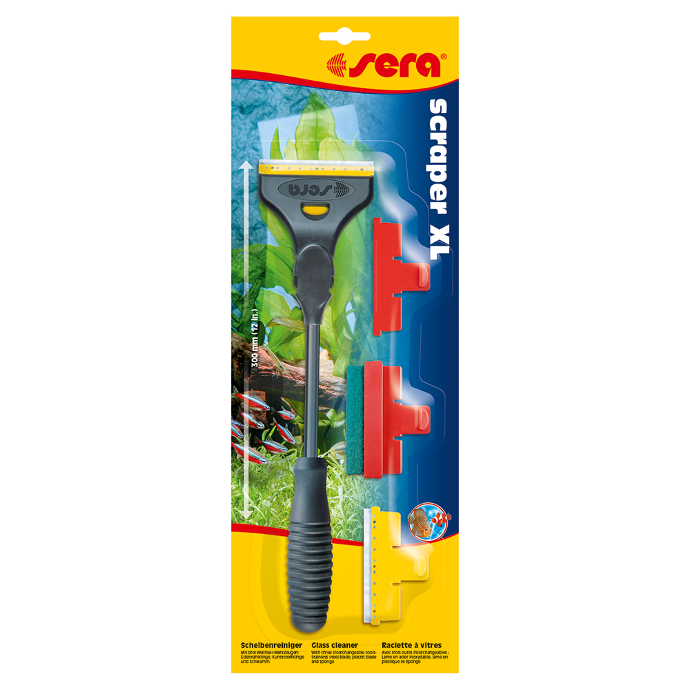 Sera Scraper XL Lama pulivetri 3 in 1 30cm