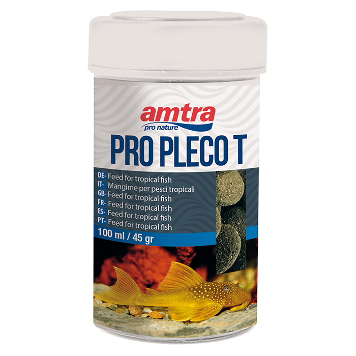 Amtra Pro Pleco Tabs Mangime per Loricaridi e pesci di fondo vegetariani 100ml 45g