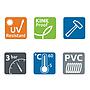 Superfish High Quality Pond Hose Tubo interno liscio esterno spiralato 25mm 5 metri
