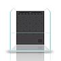 Blau Aquaristic Cubic Selva 35 Paludarium completo 35x35x18/45h cm