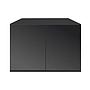 Blau Aquaristic Cubic Stand HD Core Supporto Nero con ante 122x60x80h cm