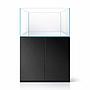 Blau Aquaristic Set Gran Cubic Absolute AR Extrachiaro Antiriflesso 92 Nero Acquario con Supporto Stand HD Core 255 Litri